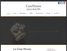 Tablet Screenshot of casamunoa.com